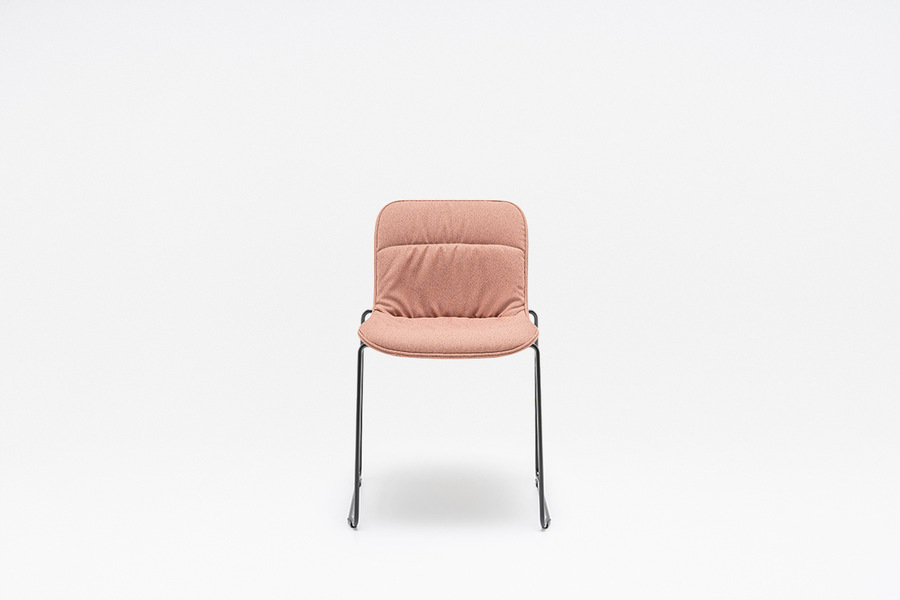 Baltic 2 Soft Duo krzesło tapicerowane na płozie
