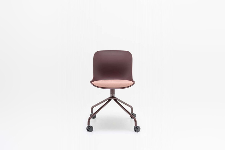 Baltic 2 Remix krzesło plastikowe z poduszką obrotowe
