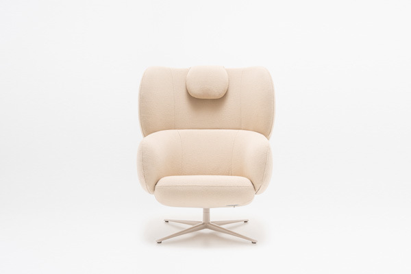 Grand Grace fotel z zagłówkiem podstawa obrotowa 