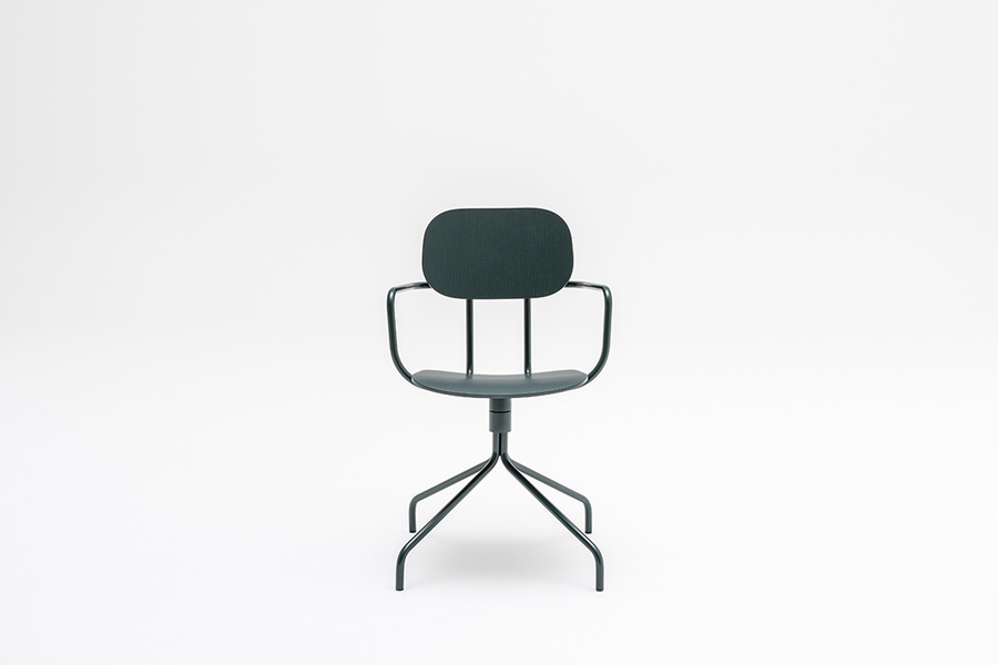 New School obrotowe krzesło ze sklejki