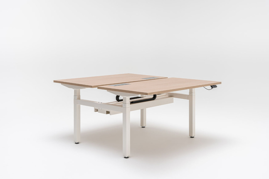 Ogi Drive Bench ze wspólną szyną kablową biurko bench regulowane elektrycznie, stelaż dwusilnikowy