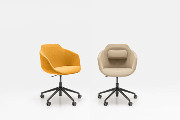 Ultra tapicerowane krzesło kubełkowe regulowane
